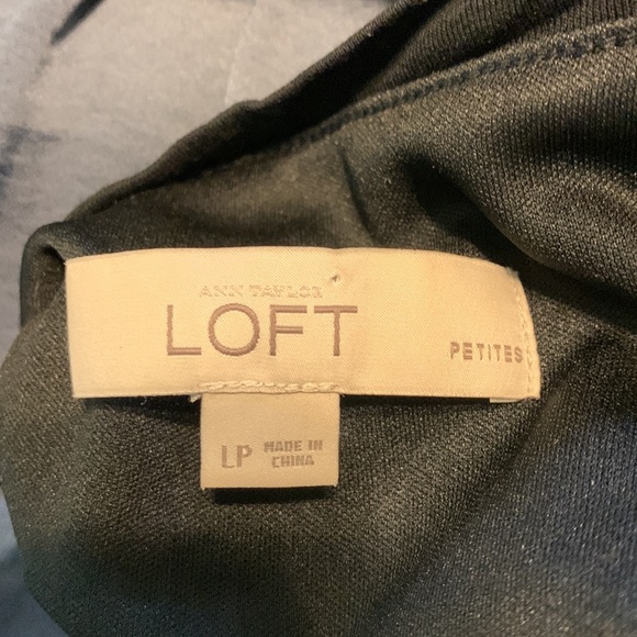 LOFT tank top midi dress! Blue on bottom and black on top. - Picture 10 of 12